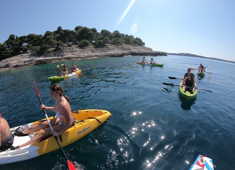 Picture 11 for Activity Rovinj Islands: 4-Hour Guided Kayak Tour with drinks