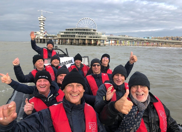 Picture 5 for Activity The Hague: Scheveningen Beach RIB Speedboat Tour