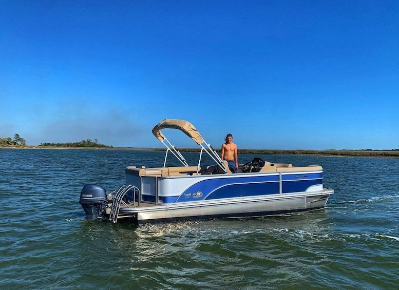 Picture 3 for Activity Hilton Head Island: Pontoon Boat Rental
