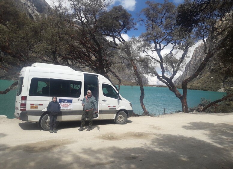 Picture 3 for Activity From Huaraz: Guided Hiking Tour of Llanganuco Lakes & Entry