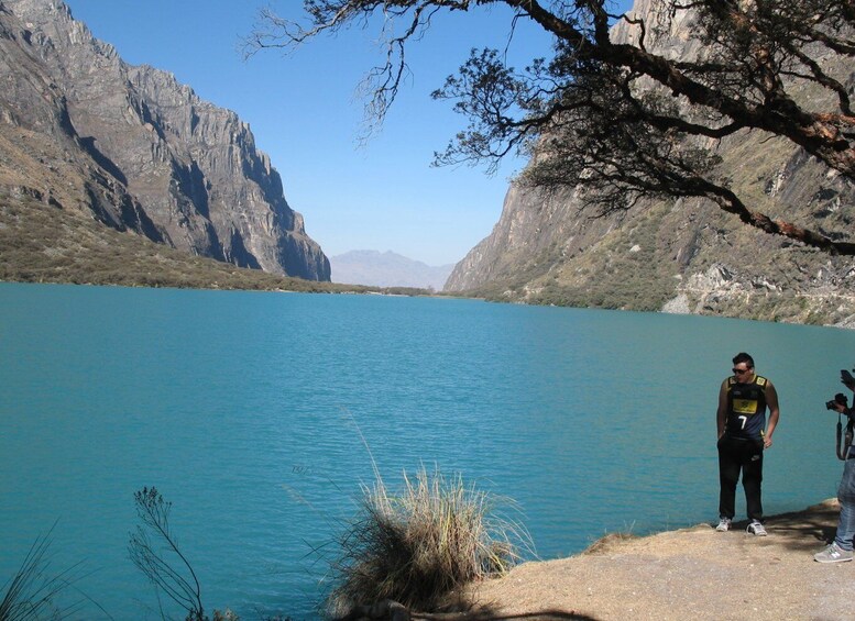 Picture 2 for Activity From Huaraz: Guided Hiking Tour of Llanganuco Lakes & Entry