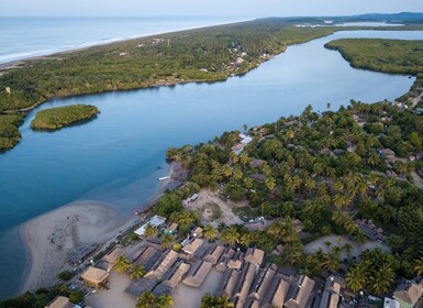 Puerto Escondido : Excursion d'une journée aux Lagunas de Chacahua et prome...