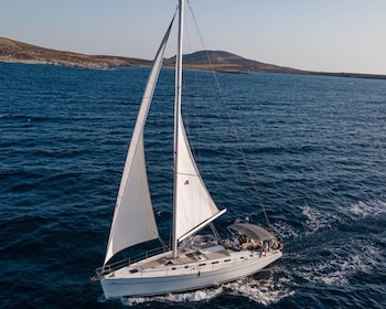 Mykonos: navigation semi-privée vers Delos et Rhenia avec déjeuner