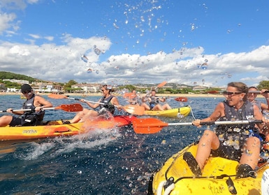 Barcelone : Costa Brava Kayak et plongée en apnée excursion avec déjeuner