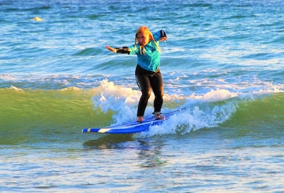Albufeira : leçon de surf à la plage de Galé