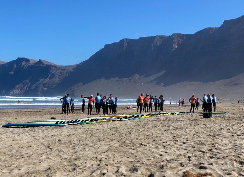 Picture 8 for Activity Lanzarote: Famara Beach Surfing Lesson for All Levels