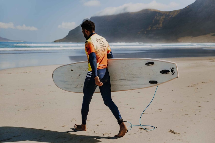 Picture 1 for Activity Lanzarote: Famara Beach Surfing Lesson for All Levels