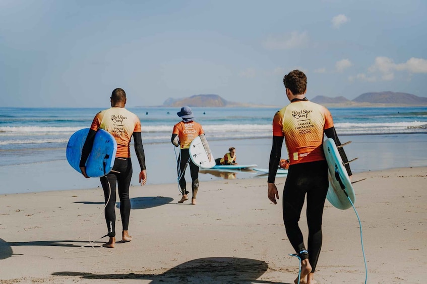 Picture 2 for Activity Lanzarote: Famara Beach Surfing Lesson for All Levels