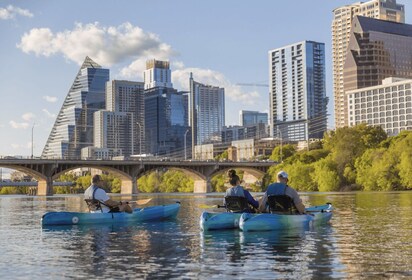 Austin: Kajakkpadling med skyline i sentrum