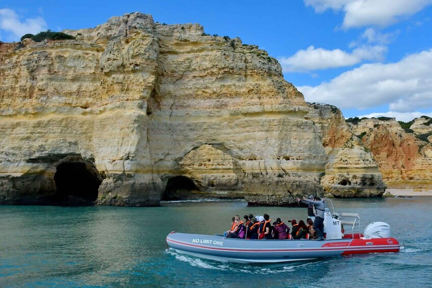 Picture 18 for Activity From Albufeira: Benagil Caves and Dolphins Guided Boat Tour