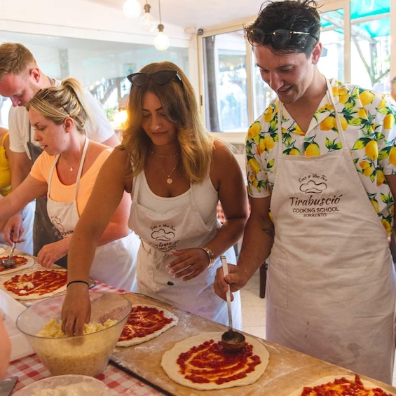 Picture 9 for Activity Sorrento: Pizza Making Class at Tirabusciò Cooking School
