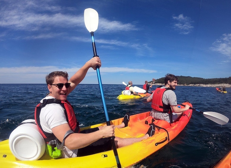 Picture 9 for Activity Pula: Sea Cave Kayak Adventure, Snorkeling and Cliff Jumping