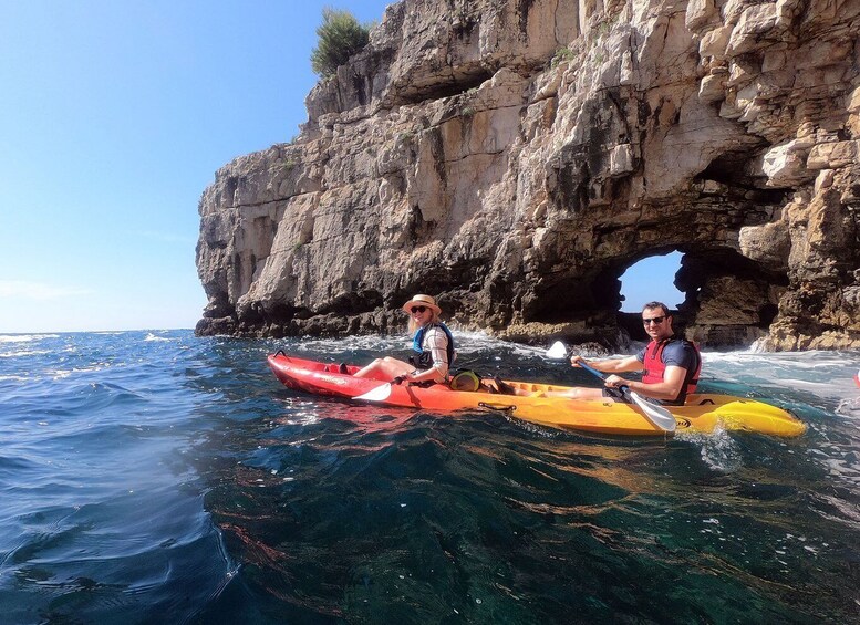 Picture 6 for Activity Pula: Sea Cave Kayak Adventure, Snorkeling and Cliff Jumping