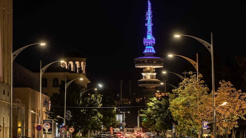 Thessaloniki: OTE toren roterende ervaring met lichte maaltijd