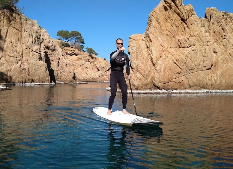 Picture 2 for Activity Costa Brava: Stand-Up Paddleboarding Lesson and Tour