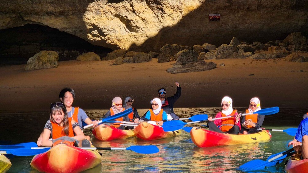 Picture 23 for Activity Benagil: Caves, Beaches, and Secret Spots Guided Kayak Tour