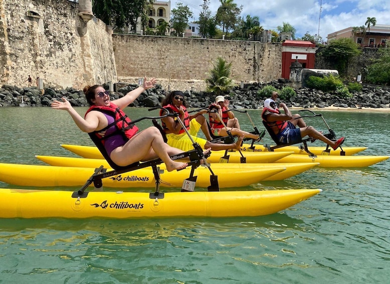 Picture 6 for Activity San Juan: Chiliboats Waterbike Guided Adventure Tour