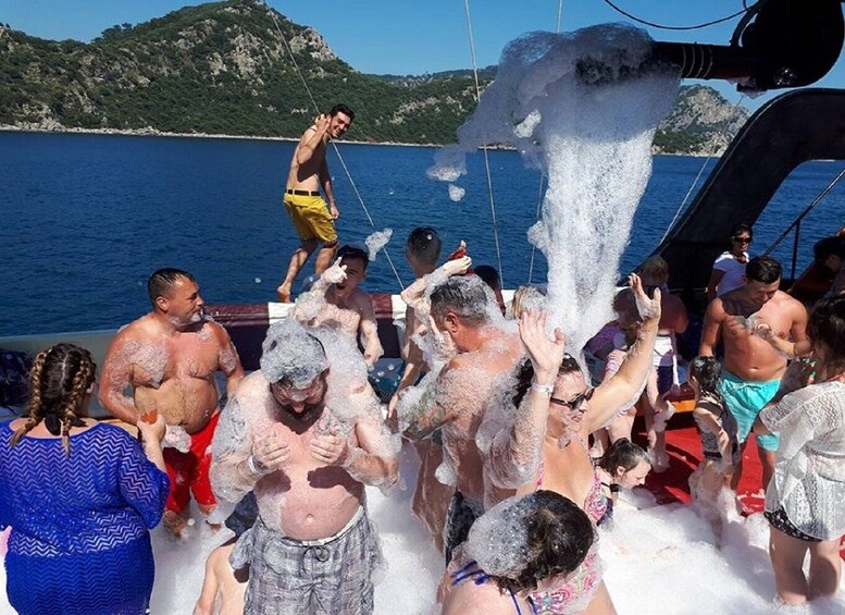 Picture 6 for Activity Marmaris Pirate Boat, Lunch Unlimited Soft Drinks Foam Party