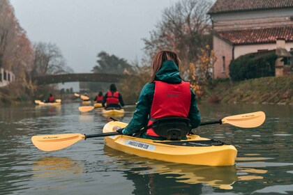 Venice: Brenta River Cycling & Kayaking Tour with Drink