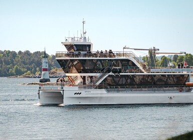 Oslo : Visite guidée de l'Oslofjord croisière en bateau électrique silencie...