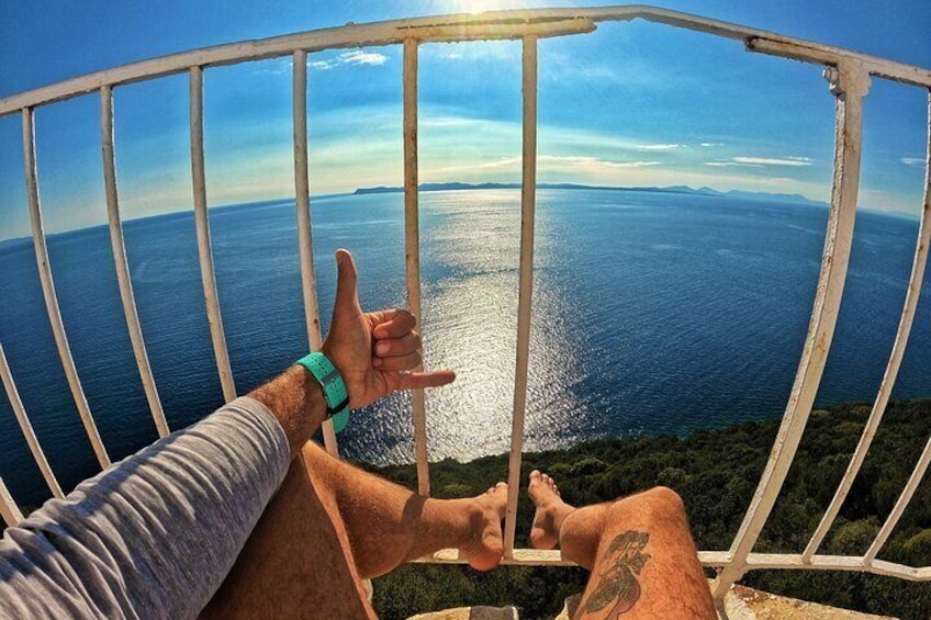 Private Sunset Speedboat Tour at the Syvota Lighthouse