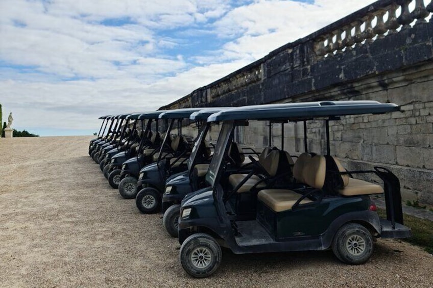 NEW Versailles all-in-one Tour Golf Cart + Bike (Groves/Bosquets included)