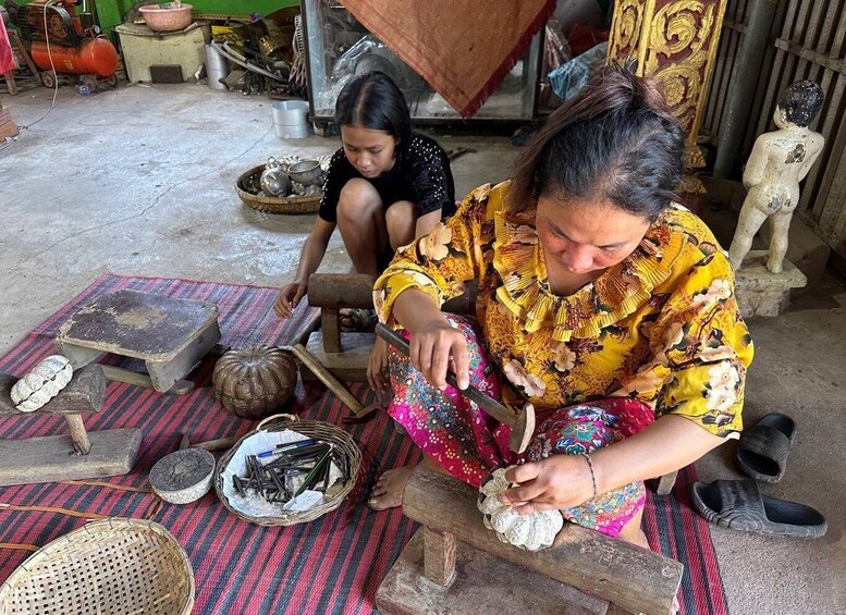 Picture 1 for Activity From Phnom Penh: Oudong Stupas & Silver Smith Village