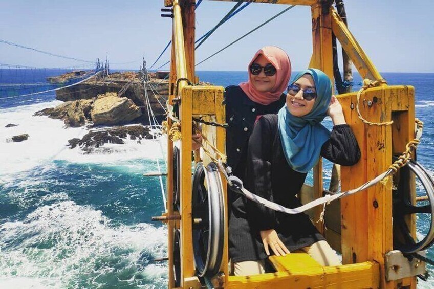 Historically, the first method for ocean crossing is using the gondola. That was done by the local fisherman as they looked for lobster at Timang Island.