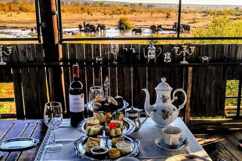 High Tea on Safari, Catering by Victoria Falls Hotel