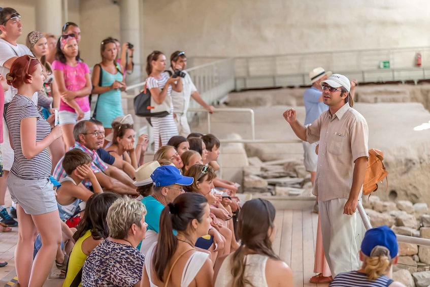 Picture 1 for Activity Santorini: Traditional Sightseeing Bus Tour with Oia Sunset
