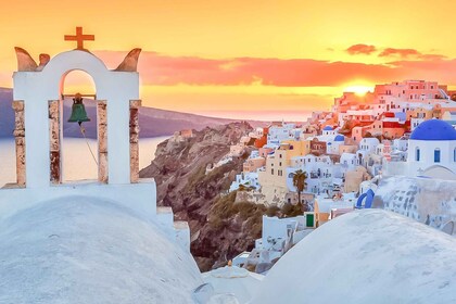 Santorini: Traditionel sightseeing-bustur med solnedgang i Oia