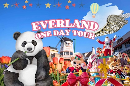 Seoul: Everland Themenpark Eintrittskarte mit Transfer