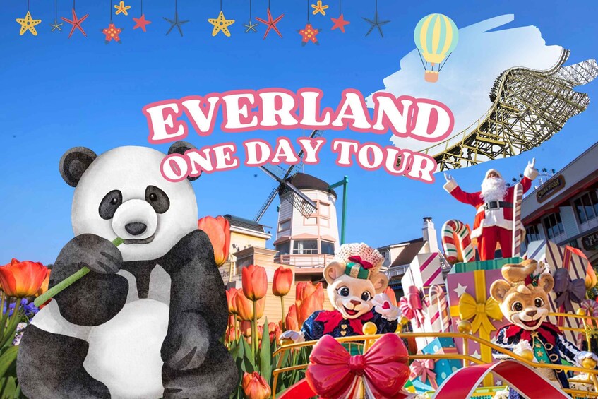 Seoul: Everland Theme Park Admission Ticket with Transfer