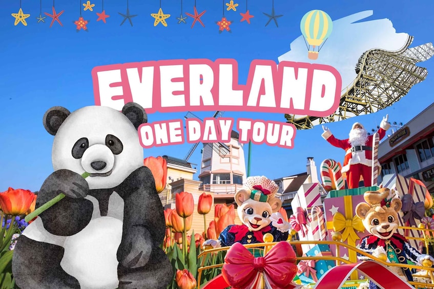 Seoul: Everland Theme Park Admission Ticket with Transfer