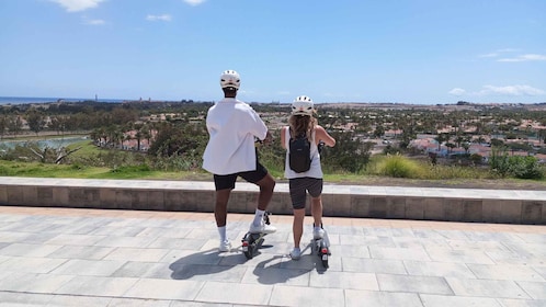 e-Scooter Step Kickstart Guidad tur: Sightseeing Maspalomas