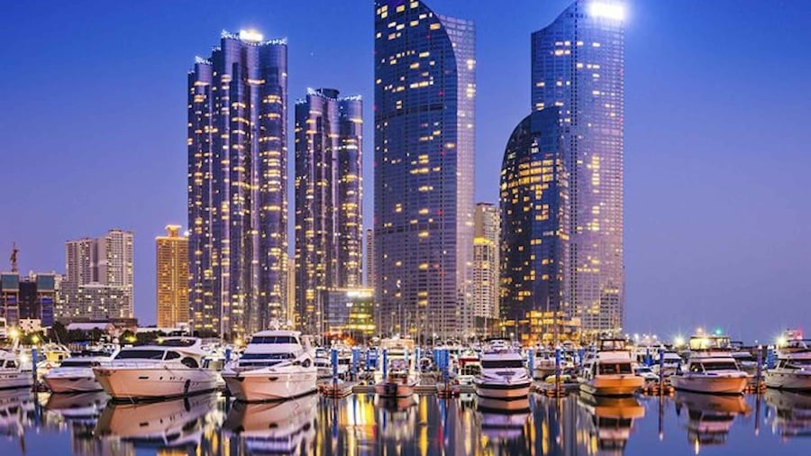 Busan: Night Viewpoints with Evening Cruise w/ Fireworks