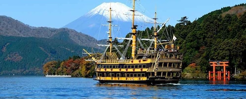 Tokyo Tur Sehari di Hakone Fuji dengan Kapal Pesiar, Kereta Gantung, Gunung...