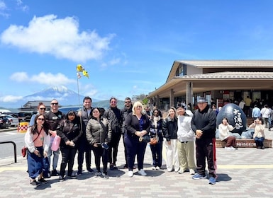 Tokio: Excursión de un día a Hakone Fuji con crucero, teleférico y volcán