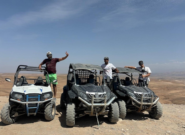 From Marrakech: Agafay Desert Dune Buggy & Tour Experience