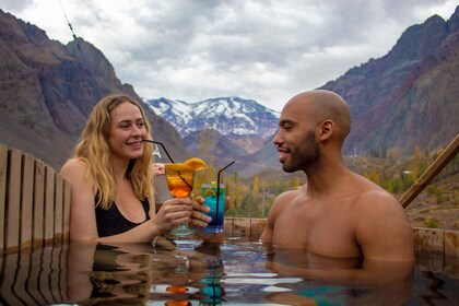 Depuis Santiago : excursion Cajon del Maipo, Piscine et Spa