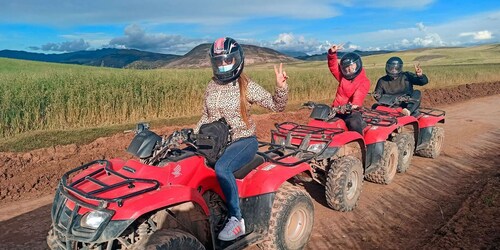 From Cuzco: Salt Mines and Moray Ruins quad bike Adventure