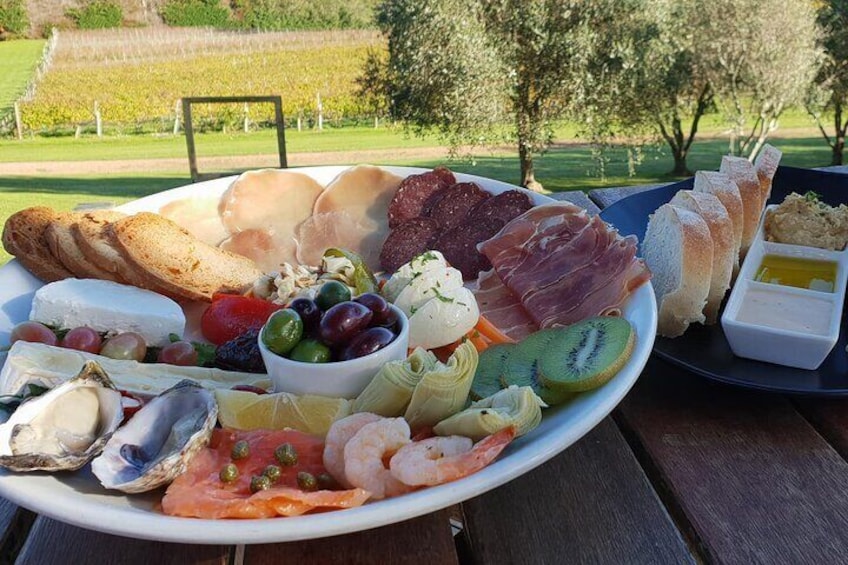 Platter at Stonyridge Vineyard