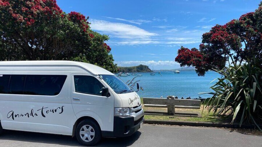Arriving at Matiatia Wharf, Waiheke Island