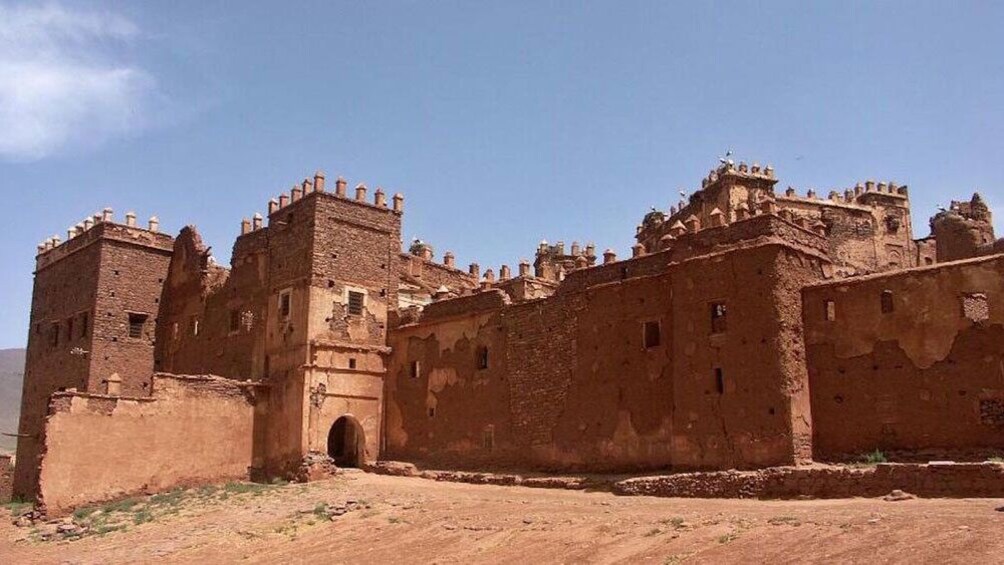 Weathered building in Ait Ben Haddou Kasbah