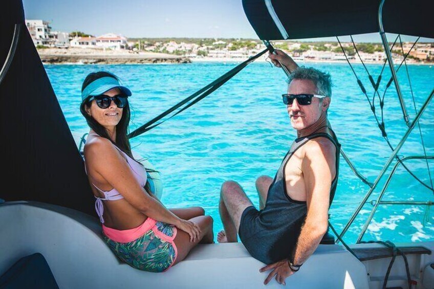Private Full Day Tour of Ibiza and Formentera in a Sailboat