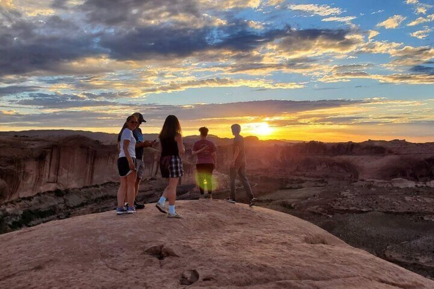 Sunset on Hell's Revenge