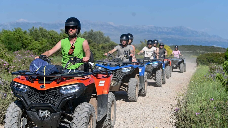 Trogir, Žedno: Čiovo Island Off-Road Quad Tour