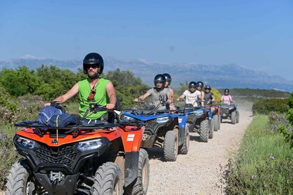 Trogir, Žedno: Čiovo Island 100% Off-Road Quad ATV Tour