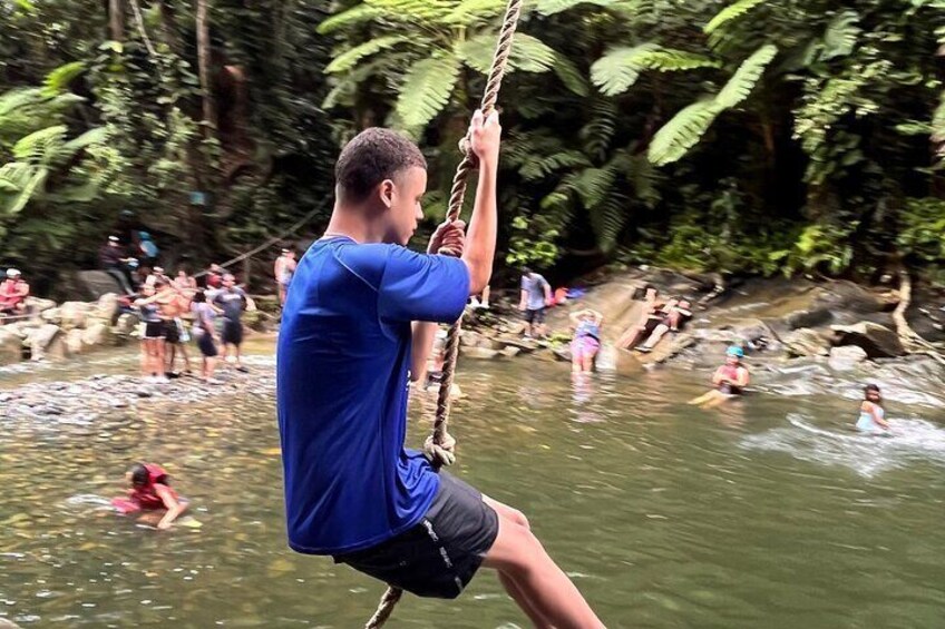 El Yunque Waterslide Adventure with Transportation