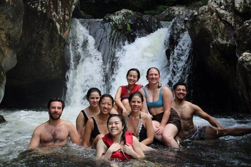Small-Group El Yunque Waterslide Adventure & transportation 